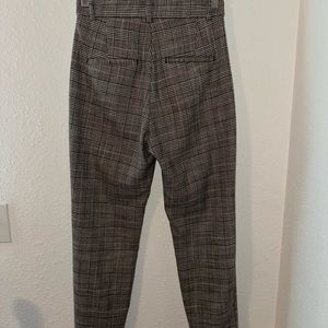 Perfect plaid tweed fall trouser, ankle length